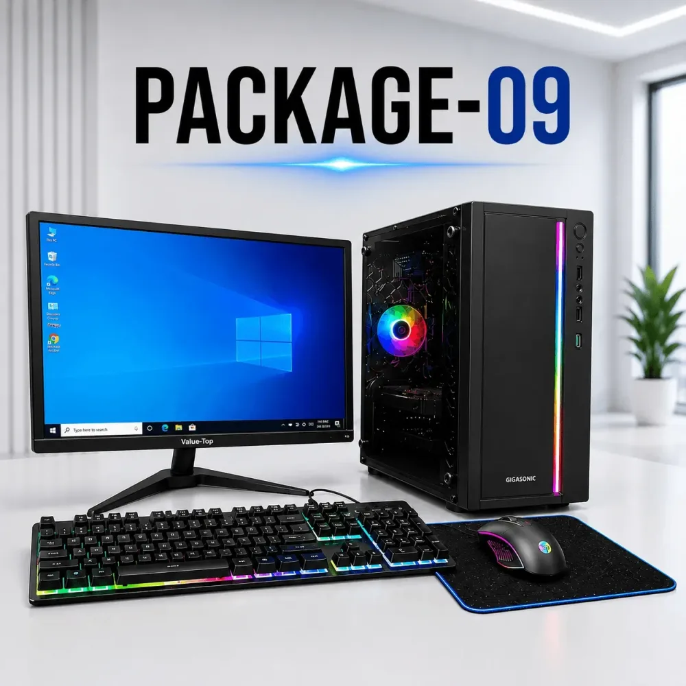 PC TECH Package-09 Core i5 Desktop PC 19 Inch
